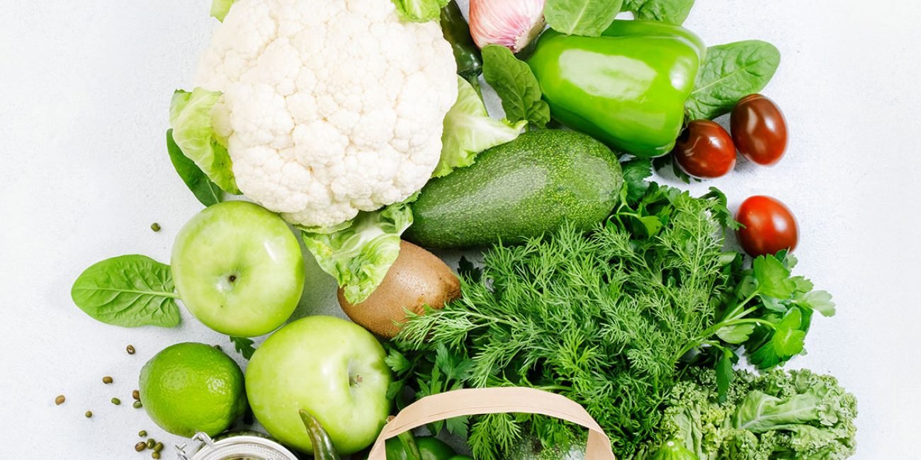 healthy green vegan vegetarian food in full paper 55kww6m